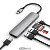Satechi V2 Slim USB-C víceportový adaptér | 4K 60Hz HDMI & 60W PD | Vesmírně šedá