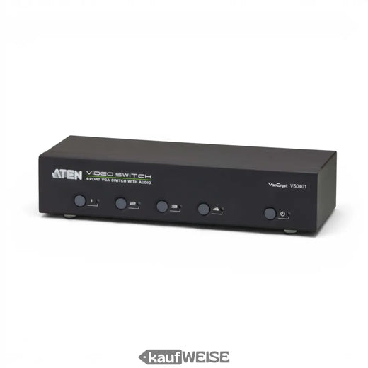 ATEN VS0401 4portový VGA přepínač s audiem a RS-232