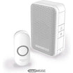 Bezdrátový domovní zvonek Honeywell Home DC311N – přenosný a na baterie | Bílá | Hlasité a jasné