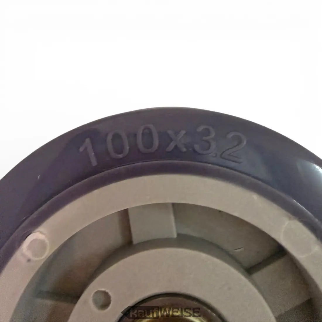 Dunkelviolettes Hoverkart-Ersatzrad 4 Zoll 100x32 mit Beige-Nabe