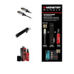 Monster Pack HDMI 8K - 4K 120Hz 48GBPS 1,8m + SCREENCLEAN 60ML + Napájení 4 zásuvky