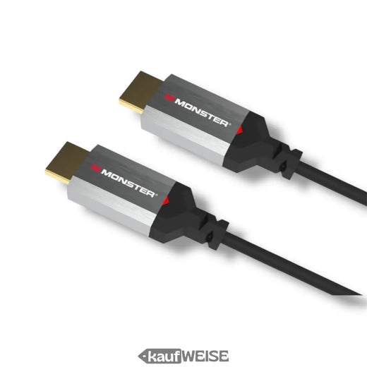 Monster Essentials HDMI kabel | 4K Ultra HD & 60Hz | Vysoká rychlost 18 Gbps | Zlaté kontakty V-Grip
