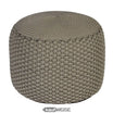 Weishäupl Pouf Stool Medium – Indoor Outdoor Taupe
