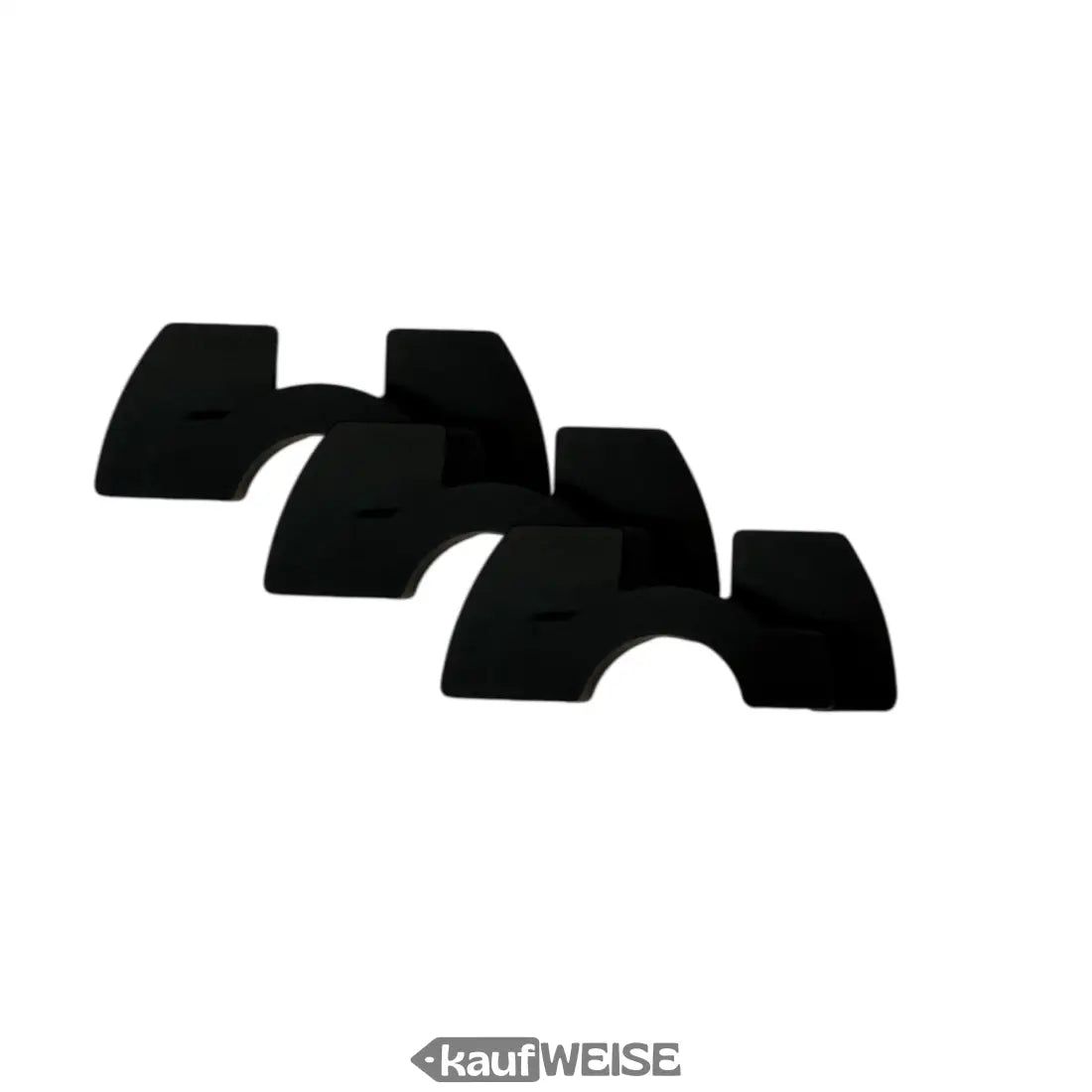 Schwarze Gummi-Vibrationsdämpfer Xiaomi M365/Pro, 3er Set gegen Wackeln